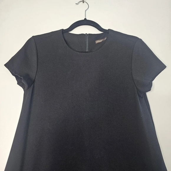 J. McLaughlin Women's Shift Dress Black Short Sleeve Size Small - Picture 13 of 14